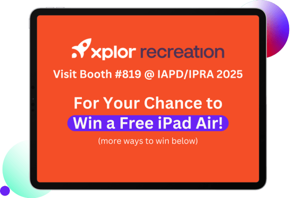 Xplor Recreations IAPD/IPRA 2025 conference iPad giveaway_Landing Page 