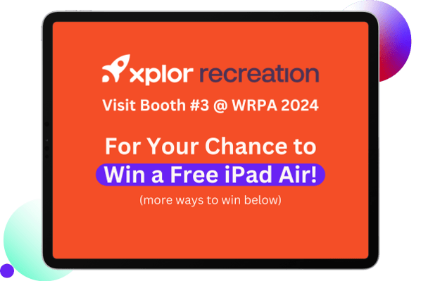 Visit booth 3 for a chance to win a free ipad air